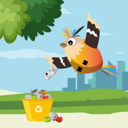 6. Kas liekams dzeltenajā konteinerā jeb Zvirbuļu ģimene šķiro